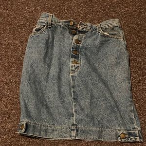 Courage My Love Vintage Denim Skirt